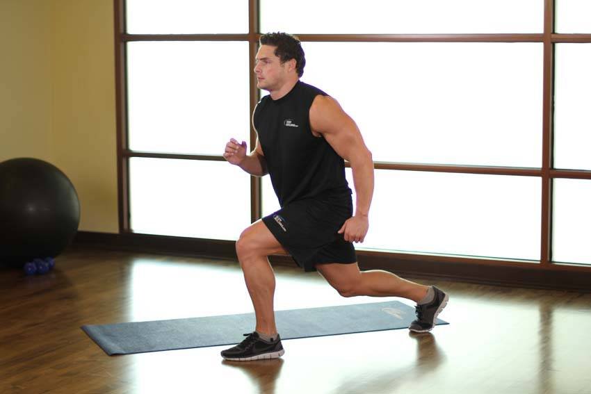 Stage 2: Split Squat - end position