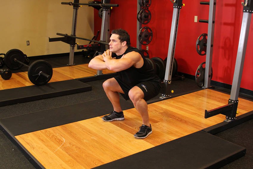 Power: Jump Squat - start position