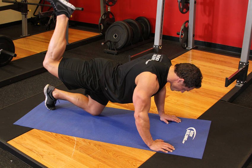 Glute Kickback - end position