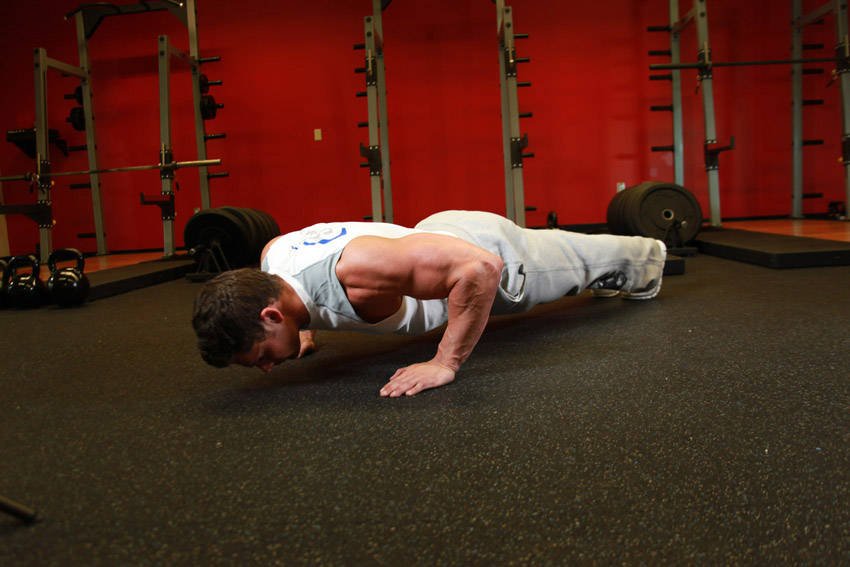 Horizontal Push: Push-Up - end position
